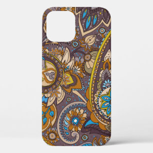 Seamless pattern based on traditional Asian elemen iPhone 12 Case