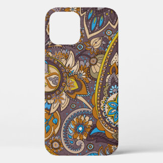 Seamless pattern based on traditional Asian elemen iPhone 12 Case