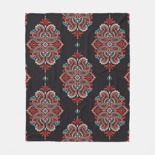 Seamless pattern based on traditional Asian elemen Fleece Blanket