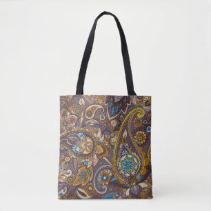 Seamless pattern based on traditional Asian elemen Tote Bag