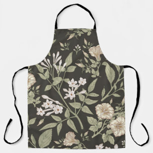 Seamless pattern. Beautiful fabric blooming realis Apron