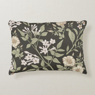 Seamless pattern. Beautiful fabric blooming realis Decorative Cushion