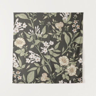Seamless pattern. Beautiful fabric blooming realis Tapestry