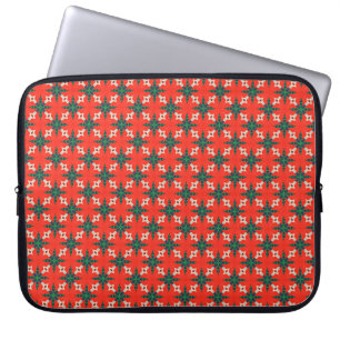 Seamless pattern: Christmas backgroundabstract,art Laptop Sleeve