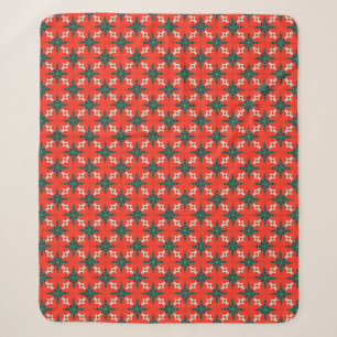 Seamless pattern: Christmas backgroundabstract,art Sherpa Blanket