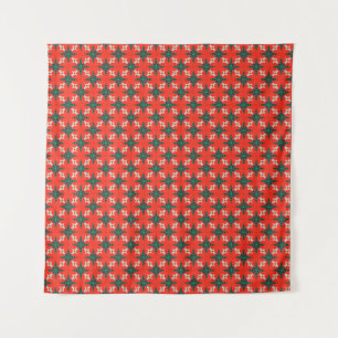 Seamless pattern: Christmas backgroundabstract,art Tapestry