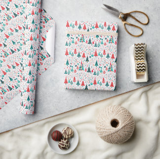 Seamless Pattern Christmas Day Wrapping Paper