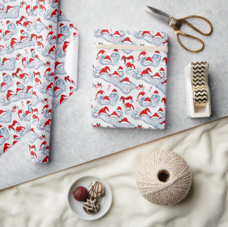 Seamless Pattern Christmas Day Wrapping Paper