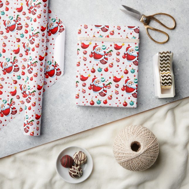 Seamless Pattern Christmas Day Wrapping Paper (Crafts)