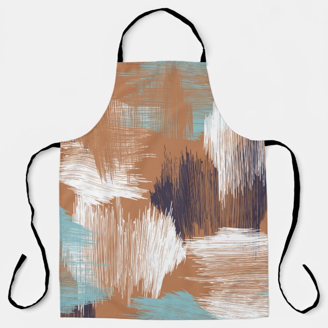 Seamless pattern colourful dots apron (Front)
