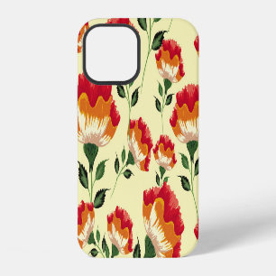 Seamless pattern, colourful flower decoration. iPhone 12 case