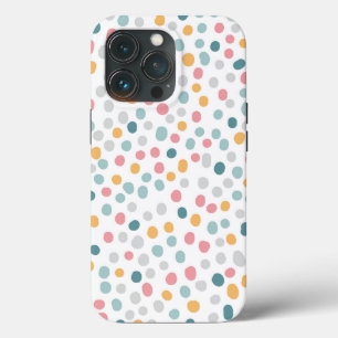 Seamless Pattern Colourful Polka Dots iPhone 13 Pro Case