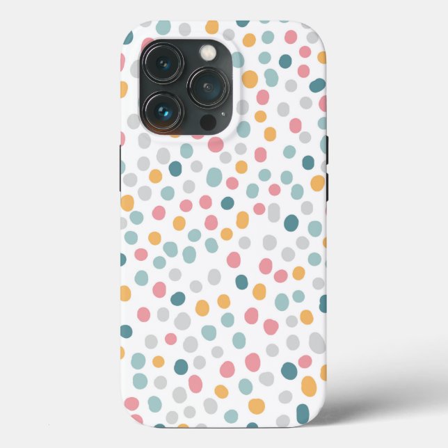 Seamless Pattern Colourful Polka Dots Case-Mate iPhone Case (Back)