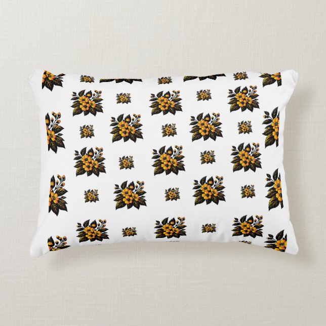 Seamless Pattern Design Decorative Cushion (Front)
