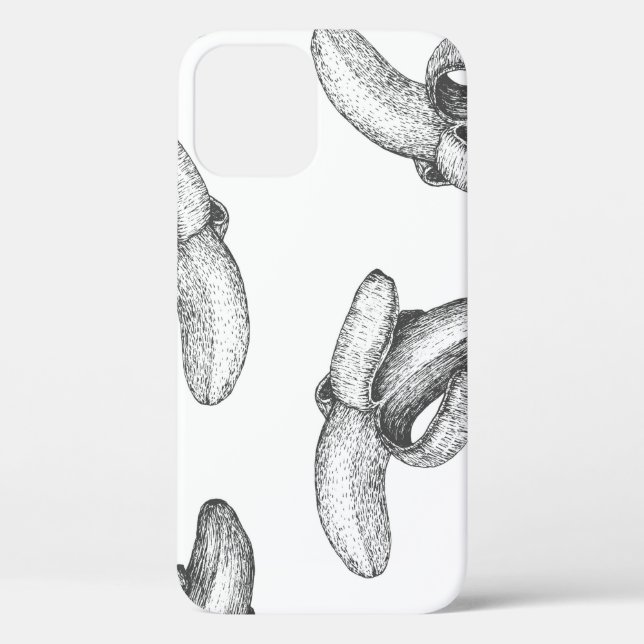 Seamless pattern design or background with banana. Case-Mate iPhone case (Back)
