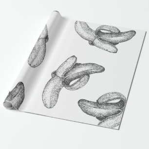 Seamless pattern design or background with banana. wrapping paper
