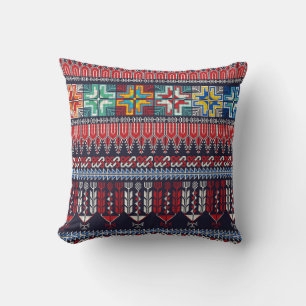 Seamless pattern design with traditional Palestini Cushion