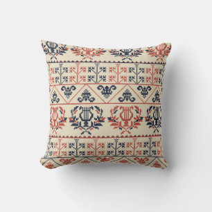 Seamless pattern design with traditional Palestini Cushion