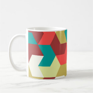 Seamless pattern. Endless background of geometric Coffee Mug