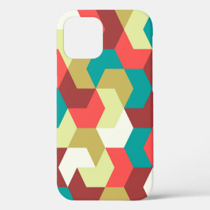 Seamless pattern. Endless background of geometric iPhone 12 Case