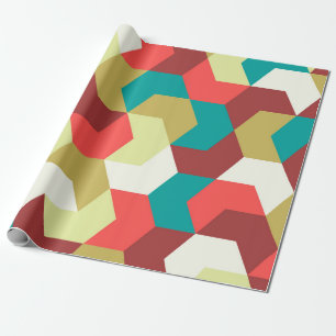 Seamless pattern. Endless background of geometric Wrapping Paper
