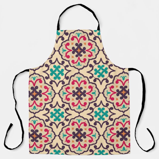 Seamless pattern from RETRO. Apron (Front)