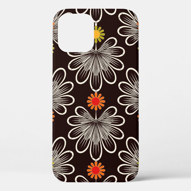Seamless pattern graphic ornament. Floral stylish  Case-Mate iPhone Case (Back)