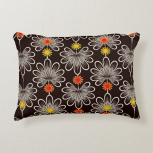 Seamless pattern graphic ornament. Floral stylish Decorative Cushion