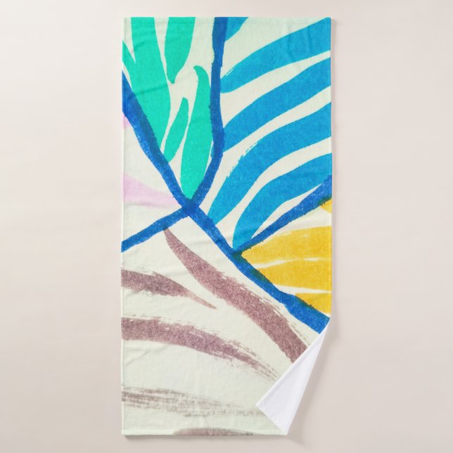 Seamless pattern. Imitation of a patchwork pattern Bath Towel (Bath Towel)