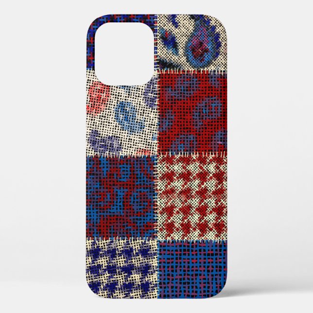 Seamless pattern. Imitation of a patchwork pattern Case-Mate iPhone Case (Back)