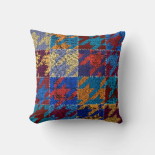 Seamless pattern. Imitation of a patchwork pattern Cushion