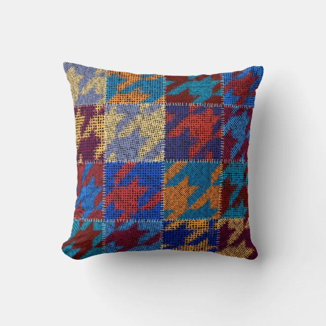 Seamless pattern. Imitation of a patchwork pattern Cushion (Front)