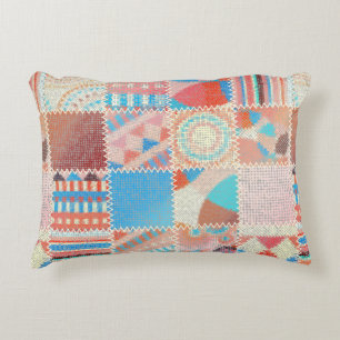 Seamless pattern. Imitation of a patchwork pattern Decorative Cushion