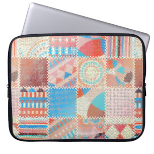 Seamless pattern. Imitation of a patchwork pattern Laptop Sleeve