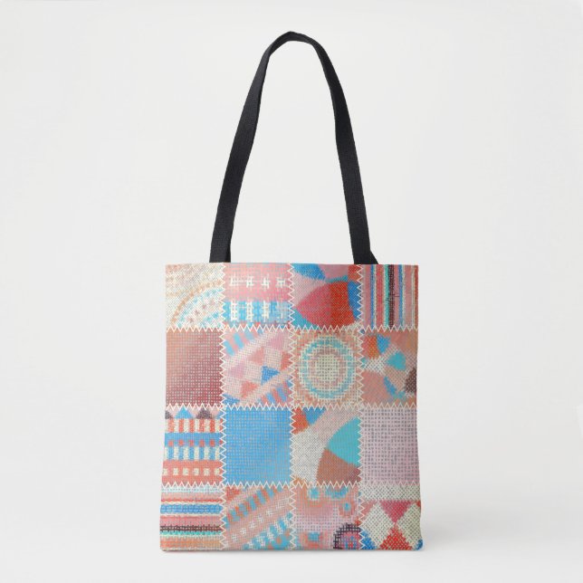 Seamless pattern. Imitation of a patchwork pattern Tote Bag (Front)