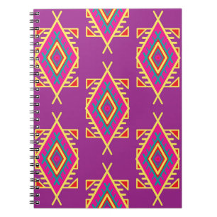 Seamless pattern in boho style. Ethnic ornament. T Notebook