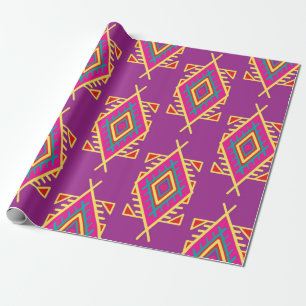 Seamless pattern in boho style. Ethnic ornament. T Wrapping Paper