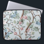 Seamless pattern in chinoiserie style with peonies laptop sleeve<br><div class="desc">Seamless pattern in chinoiserie style with peonies trees and birds. Vintage,   
pattern,  bird,  floral,  vintage,  wallpaper,  seamless,  japanese,  tree,  branch,  vintage,  watercolor,  flower,  oriental,  botanical,  chinese,  illustration,  print,  traditional,  abstract,  junglevintage,  retro,  illustration, </div>