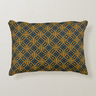 Seamless pattern in Indonesian batik style on the Decorative Cushion