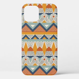Seamless pattern in navajo style iPhone 12 case