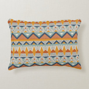 Seamless pattern in navajo style decorative cushion