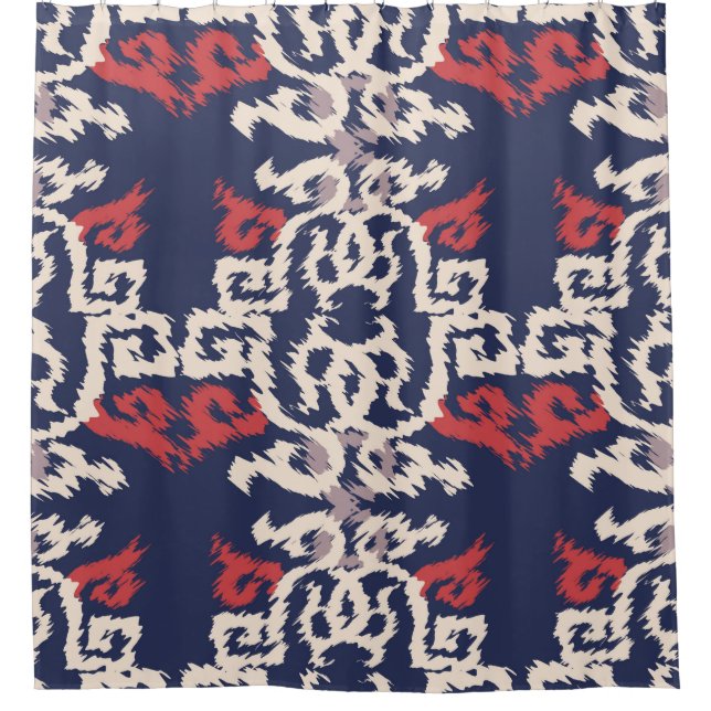 Seamless pattern in oriental styleabstract, Arabic Shower Curtain (Front)
