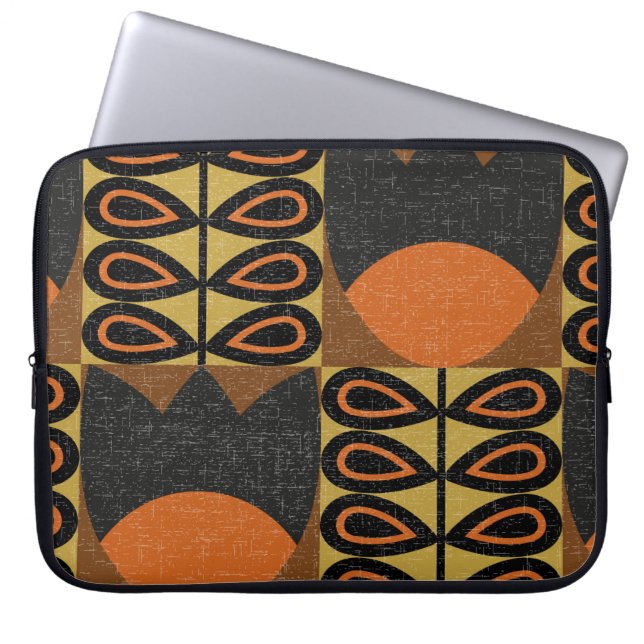 seamless pattern in scandinavian design style. Ret Laptop Sleeve (Front)