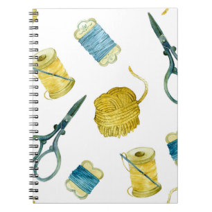 Seamless pattern knitting notebook