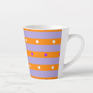 Seamless pattern latte mug