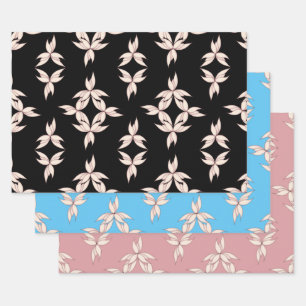 Seamless pattern Lilies Wrapping Paper Sheet