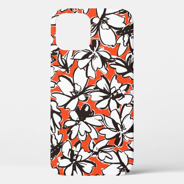 Seamless pattern material of an abstract flower,  Case-Mate iPhone case (Back)