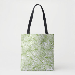 Seamless pattern Monstera leaves background. Flora Tote Bag