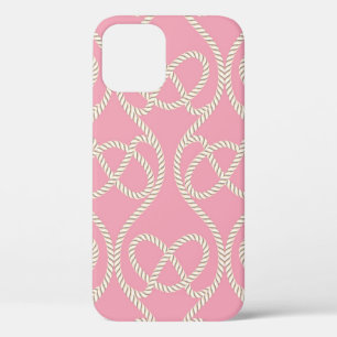 Seamless pattern of ropes. Vintage Illustrationabs iPhone 12 Case