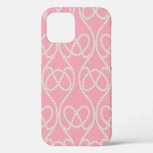 Seamless pattern of ropes. Vintage Illustrationabs iPhone 12 Case